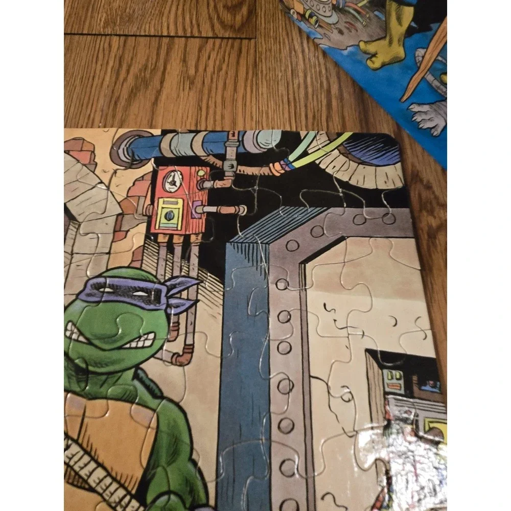 Vintage TMNT Splinter Puzzle Complete 100 Pc 1987 Mirage Studios Teenage Mutant